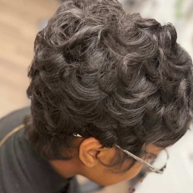 Relaxer Retouch & Pixie Cut Special at Morph Full Service Salon & Spa in Brookfield, WI